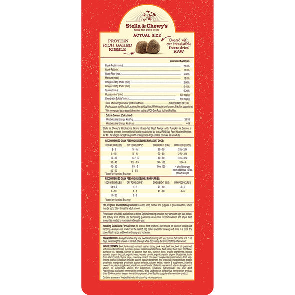 Stella & Chewy's Raw Coated Wholesome Grain Beef
