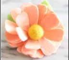 Mimi Green Dog Collar Flowers