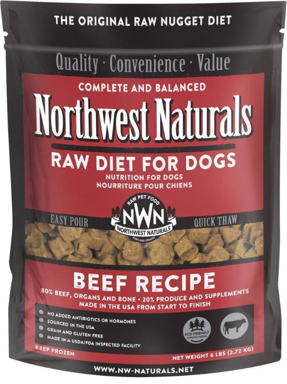 Northwest Naturals Freeze Dried Beef Nugget Diet for Dogs