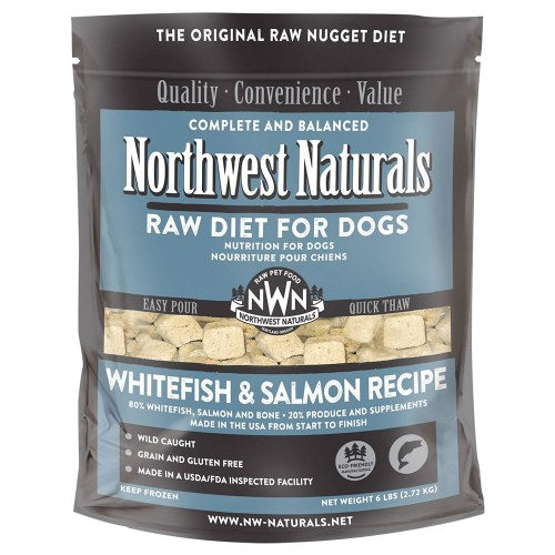 Northwest Naturals Freeze Dried Whitefish & Salmon Nugget Diet for Dogs