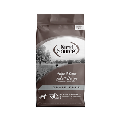 Nutrisource High Plains Select Grain Free Dry Dog Food