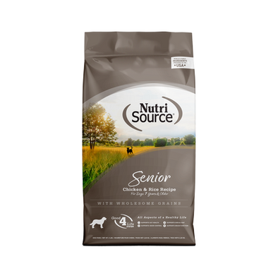 Nutrisource Senior Chicken & Rice Dog Food