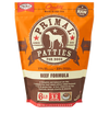 Raw Frozen Canine Beef Patties Formula Food for Dogs