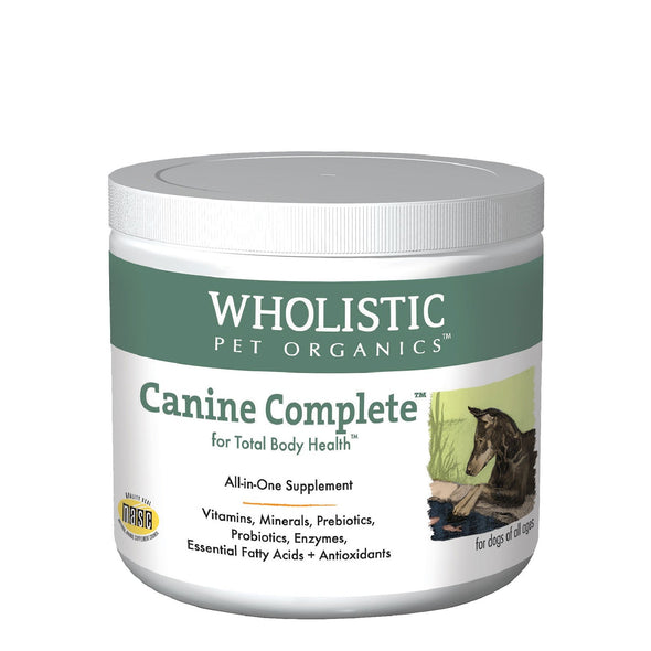 Holistic Pet Organics CANINE COMPLETE™ All-In-One Dog Supplement. Front image