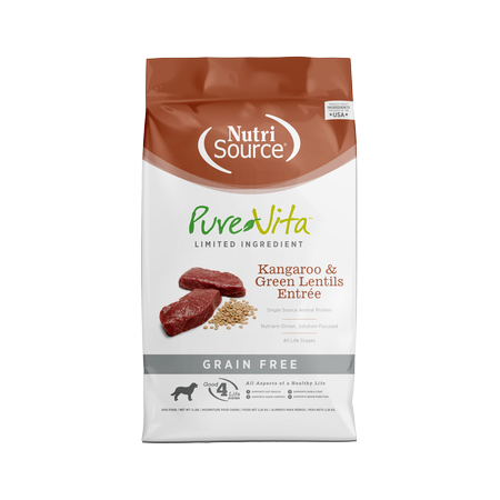 Pure Vita Kangaroo and Green Lentils Dry Dog Food