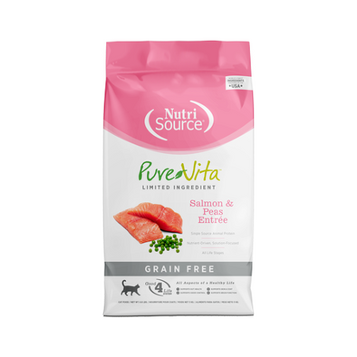 Pure Vita Salmon & Peas Entrée Dry Cat Food
