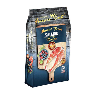 Fussie Cat Market Fresh Salmon Cat Dry Food, front of package