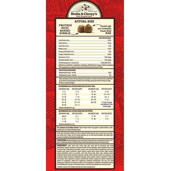 Stella & Chewy's Raw Coated Lamb Grain-Free