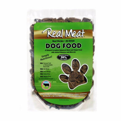 The Real Meat Company Air-Dried Beef Dog Food, front