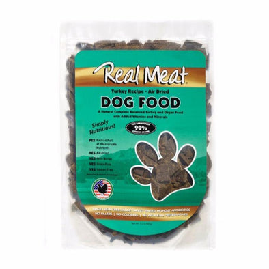 The Real Meat Company Air-Dried Turkey Dog Food, front