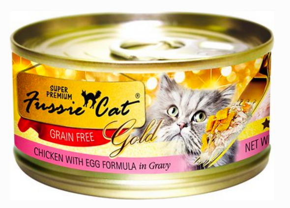 Fussie Cat Super Premium Chicken with Egg Canned Cat Food