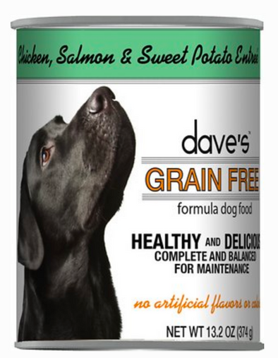 Dave's Grain Free Chicken Salmon Sweet Potato
