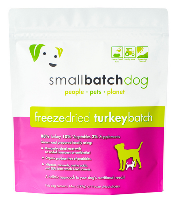 Small Batch Freeze Dried Turkey Dog Food