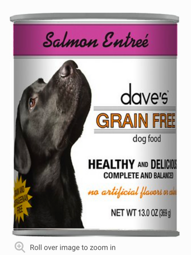 Dave's Grain Free Salmon Canned Food