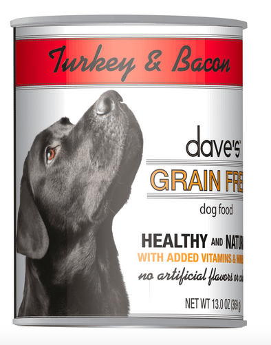 Dave's Grain Free Turkey and Bacon