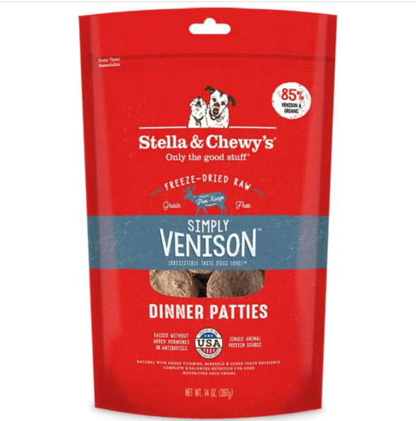 Stella & Chewy's Simply Venison Freeze-Dried Dinner Patties
