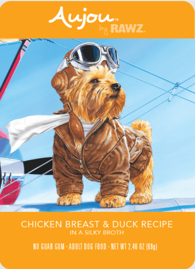 Aujou by Rawz Chicken Breast & Duck Dog Food