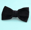 Mimi Green Velveteen Dog Collar Bow Ties