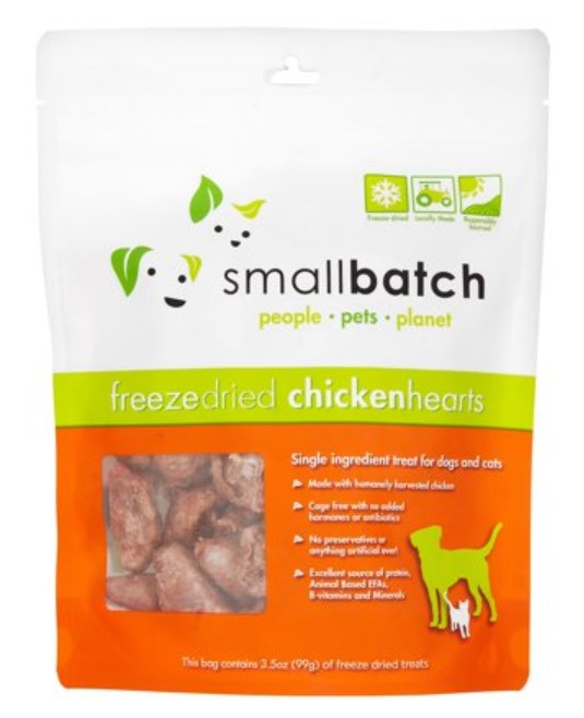 Small Batch Freeze Dried Hearts