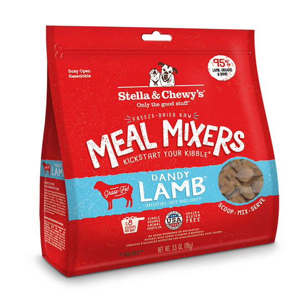 Stella & Chewy's Dandy Lamb Freeze Dried Raw Meal Mixers for Dogs