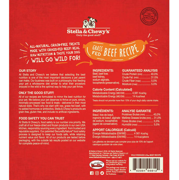 Stella & Chewy's Wild Weenies Beef Recipe