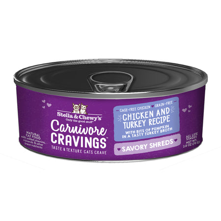Carnivore Cravings 2.8oz Cat Food Cans