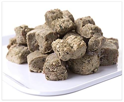 Steve’s Real Food Frozen Raw Turkey Diet Dog Food, image of nuggets