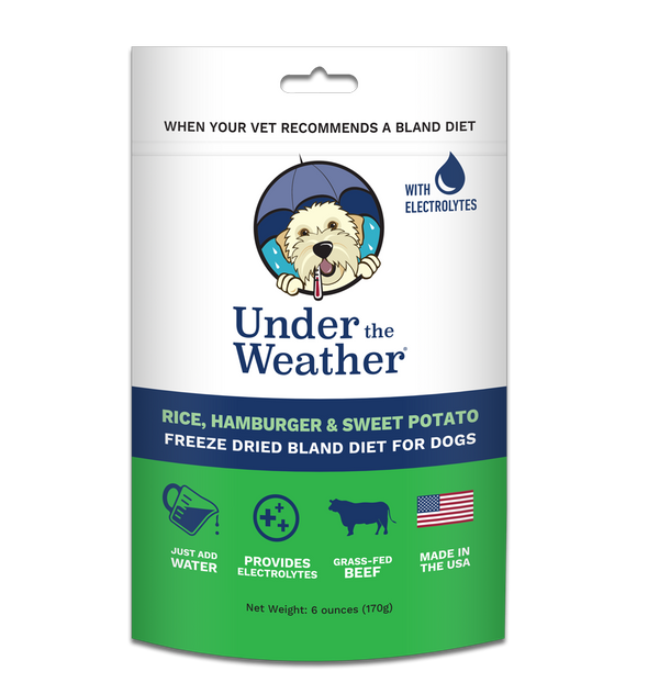 Under the Weather Rice, Hamburger and Sweet Potato Freeze-Dried Dog Food