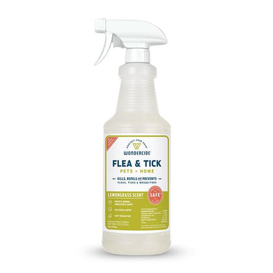 Wondercide Flea & Tick Spray for Pets + Home, Lemongrass scent