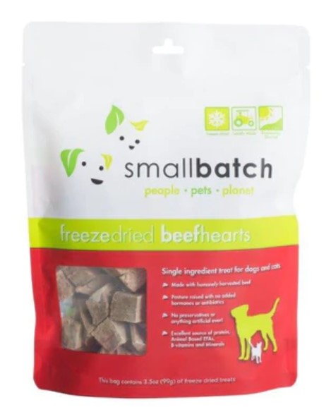 Small Batch Freeze Dried Hearts