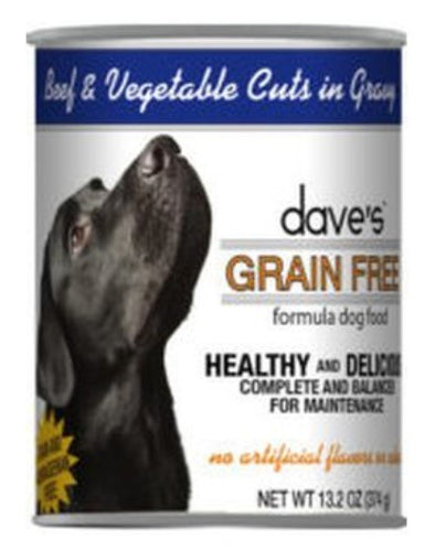 Dave's DOG Grain Free Beef and Veggies in Gravy