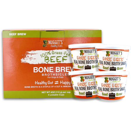 Nugget's Dog Frozen Bone Brew Brothsicles