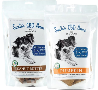 Suzie's CBD Treats for Big Dogs 25pc 8mg