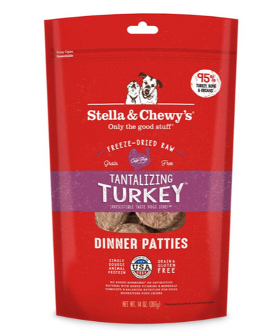 Stella & Chewy's Tantalizing Turkey Freeze-Dried Raw Dinner Patties