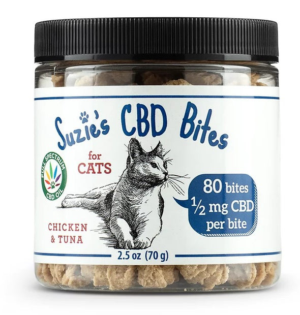 Suzie's CBD Treats for Cats 80pc 0.5mg