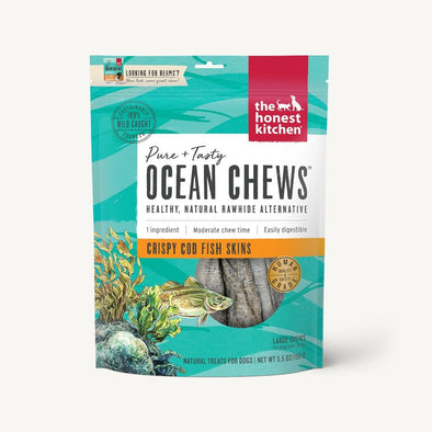 Honest Kitchen BEAMS® Ocean Chews for Dogs - COD FISH SKINS