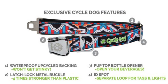 Cycle Dog Pup Top Bottle Opener Dog Collars