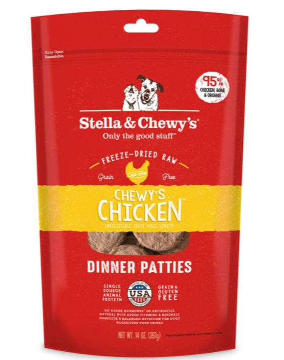 Stella & Chewy’s Chicken Freeze-Dried Raw Dinner Patties