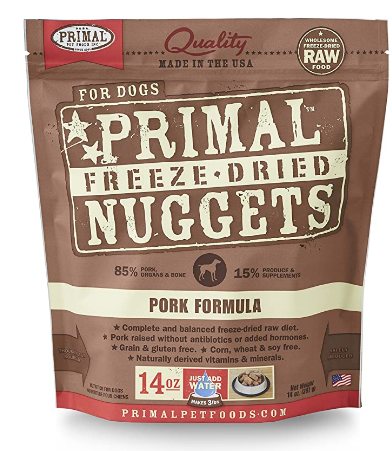 Primal Canine Freeze Dried Nuggets Pork