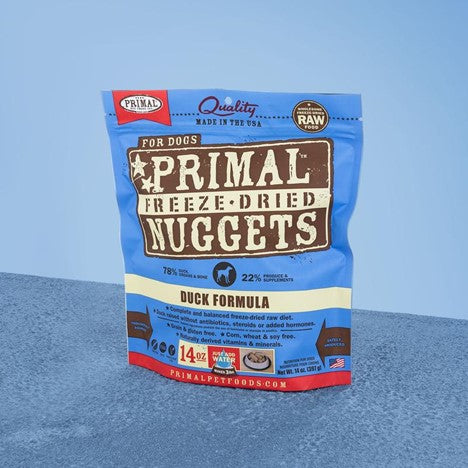 Primal Raw Freeze Dried Canine Duck Formula Food for Dogs