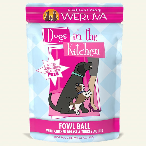 Weruva Dogs in the Kitchen Fowl Ball Dog Food