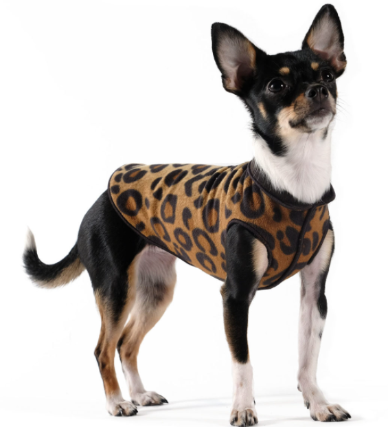 Goldpaw Duluth Double Fleece-Leopard and Black