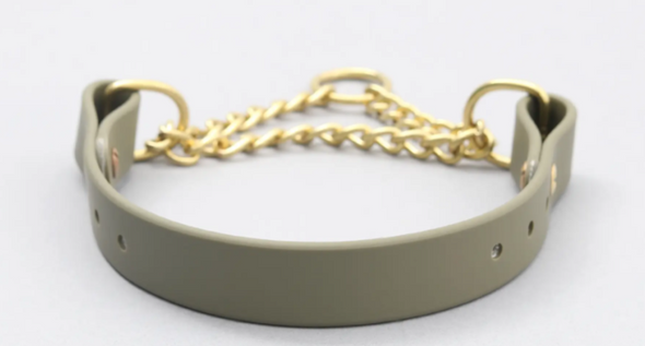 Mimi Green Martingale Dog Collars