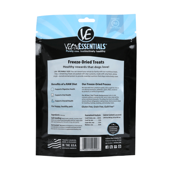 Vital Essentials Freeze-Dried Minnows for Dogs