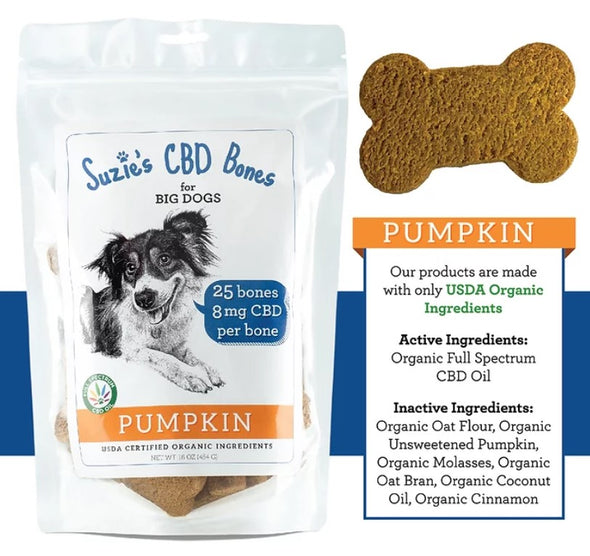 Suzie's CBD Treats for Big Dogs 25pc 8mg