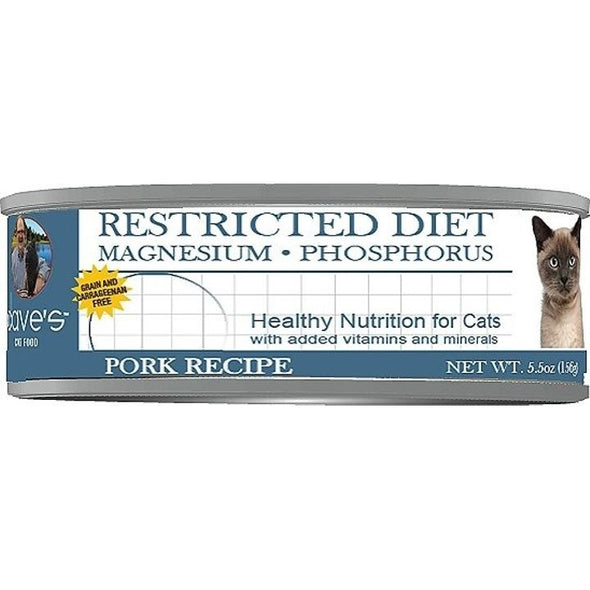 Dave's Restricted Diet Magnesium Phosphorus Canned Cat Food