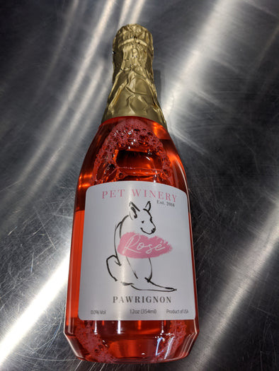 Pet Winery Dog Pawrignon Pink Champagne- Rosé