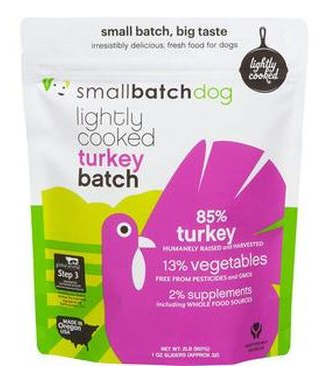 Small Batch Dog Frozen Lightly Cooked