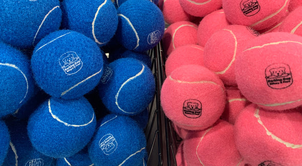 Barking Dog Logo Tennis Ball