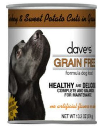 Dave's DOG Grain Free Turkey and Sweet Potato in Gravy